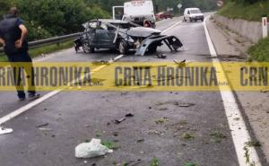 Foto: Crna hronika / Teška saobraćajna nesreća u Hadžićima