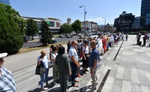 Foto: N. G. / Radiosarajevo.ba / Sa današnjih protesta