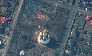 Foto: Maxar  / Satelitski snimci grobnica u Buči