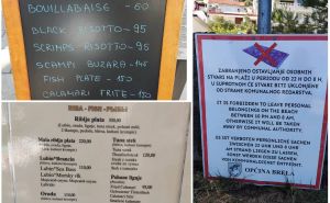 Foto: A. S. / Radiosarajevo.ba / Ovu su cijene u Brelima - biseru Makarske rivijere