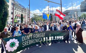 Foto: Ustupljena fotografija za portal Radiosarajevo.ba / Marš mira za Srebrenicu održan u Beču