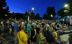Foto: N.G / Radiosarajevo.ba / Protesti ispred OHR-a