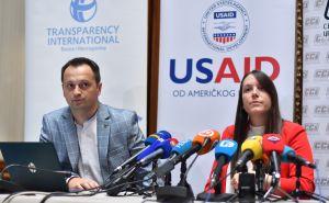 Foto: N.G / Radiosarajevo.ba / Transparency International u BiH predstavio prve rezultate monitoringa predizbornih aktivnosti