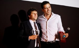 Foto: Anadolija / Jesse Eisenberg i Počasno srce Sarajeva