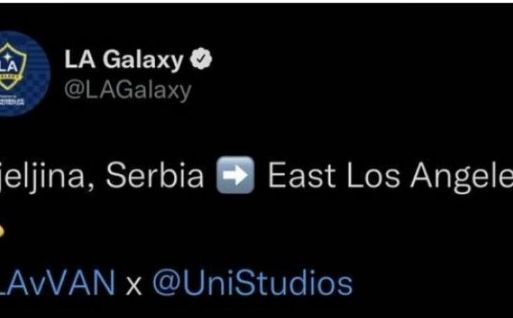 Pogrešna objava LA Galaxyja