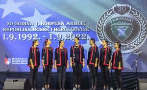 Foto: Anadolija / Svečana akademija povodom 30. godišnjice formiranja Prvog korpusa Armije RBiH