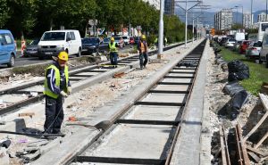 Foto: A. K. / Radiosarajevo.ba / Radovi na rekonstrukciji pruge kod remize