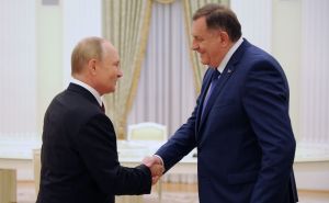Foto: EPA / Milorad Dodik i Vladimir Putin