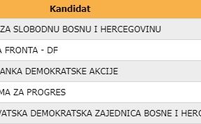Foto: Izbori.ba / Rezultati po sarajevskim općinama