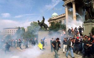 Foto: Beta / Godišnjica 5. oktobra 2000. godine u Beogradu