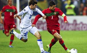 Foto: EPA-EFE / Cristiano Ronaldo na utakmici protiv BiH