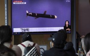 Foto: EPA-EFE / Ispaljivanje projektila u Sjevernoj Koreji