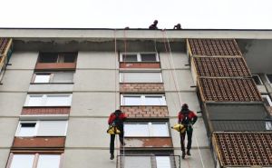 Foto: Dž. K. / Radiosarajevo.ba / Simulacija evakuacije građana