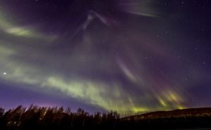 FOTO: AA / Polarna svjetlost iznad Rusije
