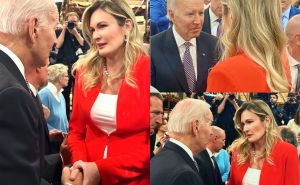 Foto: Privatni album / Amra Šabić-El_Reyess na jednom od susreta sa Joe Bidenom