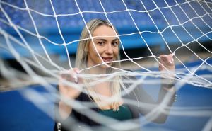 Foto: Dž. K. / Radiosarajevo.ba / Merima Čelik, sutkinja sa znakom FIFA-e
