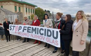 Foto: AA / Stop femicidu - Mostar, skok bez aplauza