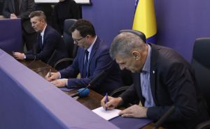 Foto: Dž.K./Radiosarajevo / Potpisivanje Kolektivnog ugovora u Vladi FBiH