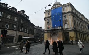 Foto: A.K./Radiosarajevo.ba / Zastava EU u Sarajevu