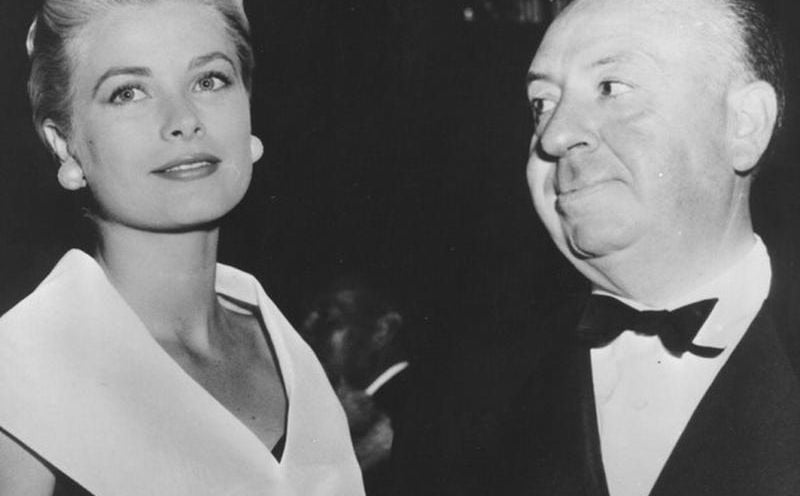 Grace Kelly i Alfred Hichcock