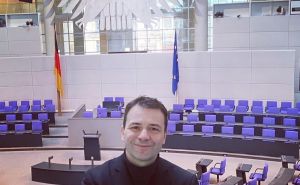 Foto: Privatni album / Nedim Makarević u Bundestagu