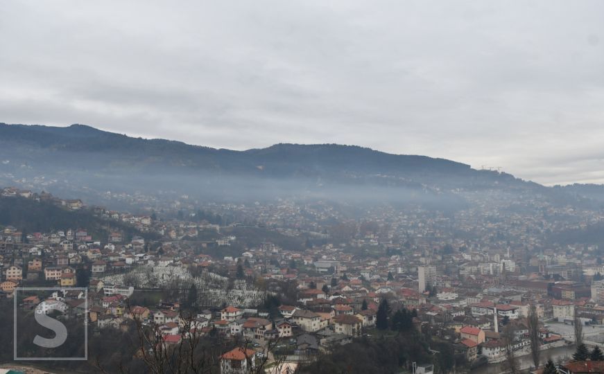 Žuta tabija, pogled na Sarajevo