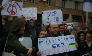 Foto: AA / Protesti protiv Putina u Beogradu