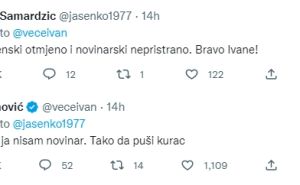 Foto: Twitter  / I još psovki Ivana Ivanovića