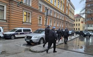 Foto: L. M. / Radiosarajevo.ba / Jake policijske snage uoči ranijeg ročišta