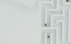 FOTO: AA / Najveći snježni labirint