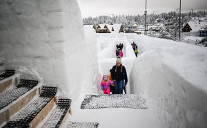 FOTO: AA / Najveći snježni labirint