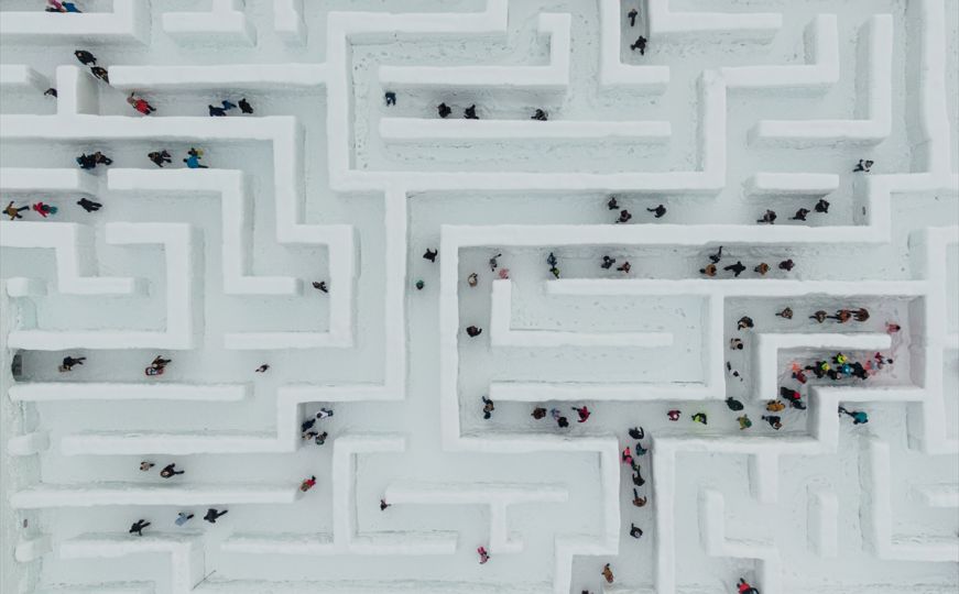 Najveći snježni labirint