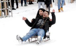 FOTO: AA / Alžirci su bili sretni zbog snježnih padavina