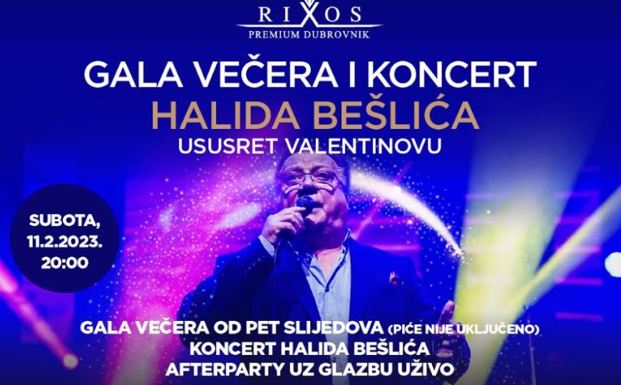 Halid Bešlić priprema spektakl za Valentinovo
