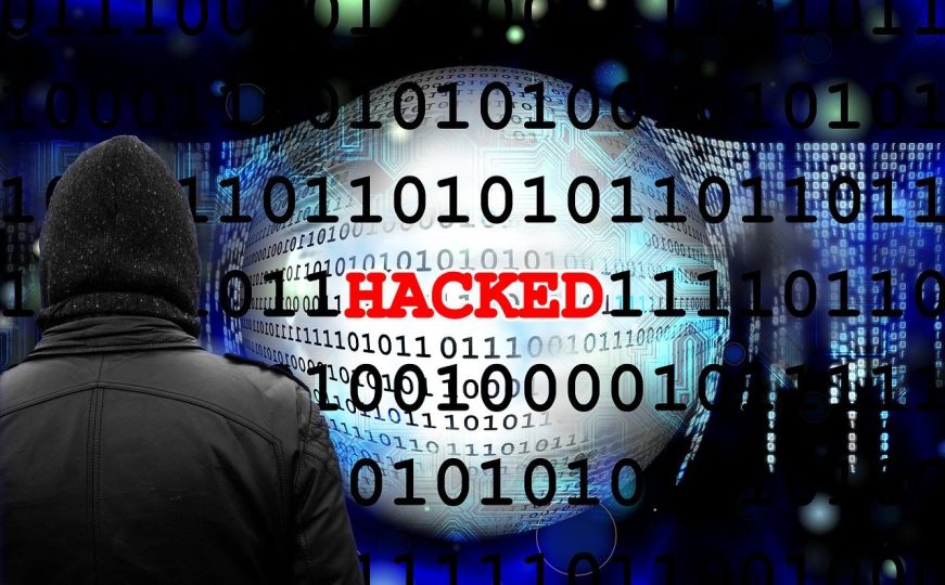 Hakerski napad (Ilustracija)