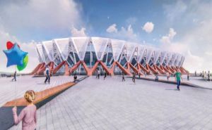 Grad Kragujevac / Planirani izgled novog stadiona "Čika Dača"