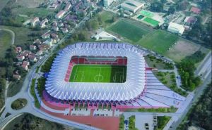 Grad Kragujevac / Planirani izgled novog stadiona "Čika Dača"