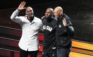 Foto: EPA - EFE / Karl Malone, LeBron James i Kareem Abdul-Jabbar