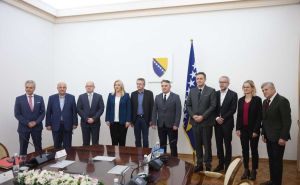 Foto: N.G./Radiosarajevo.ba / Sastanak članova Predsjedništva BiH, SEDE i AFET-a