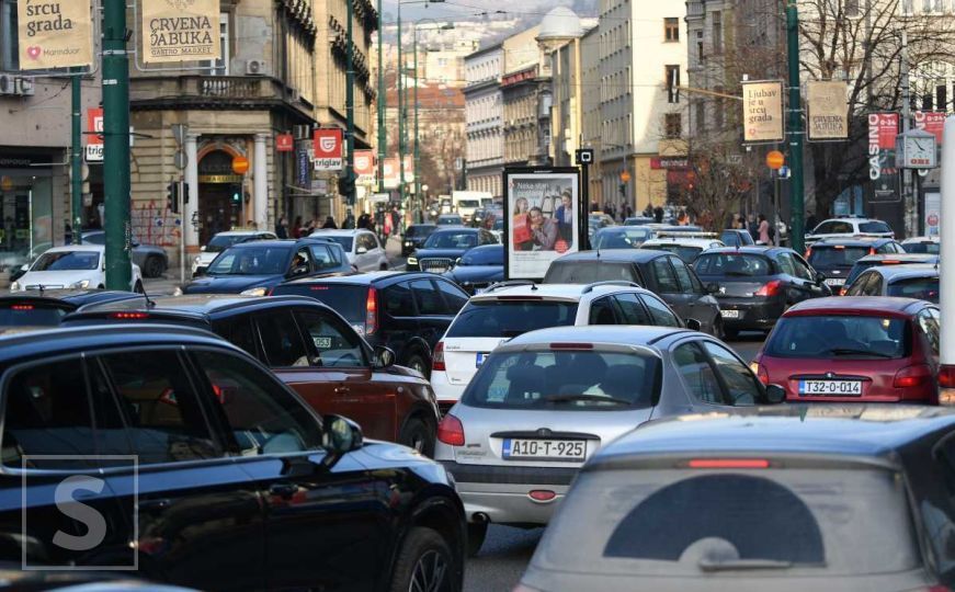 Velike gužve u Sarajevu
