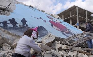 FOTO: AA / Mural u Siriji