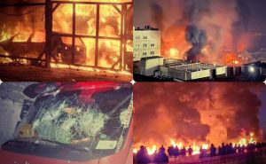 Foto: Twitter  / Zapaljena vozila u Palestini