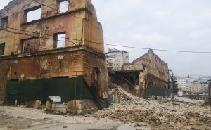 Foto: Facebook / Urušena zgrada u centru Sarajeva