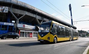 Foto: N.G./Radiosarajevo.ba / Novi trolejbusi na ulicama Sarajeva