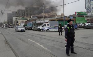 FOTO: AA / Požar u zgradi ruske tajne službe u Rostovu