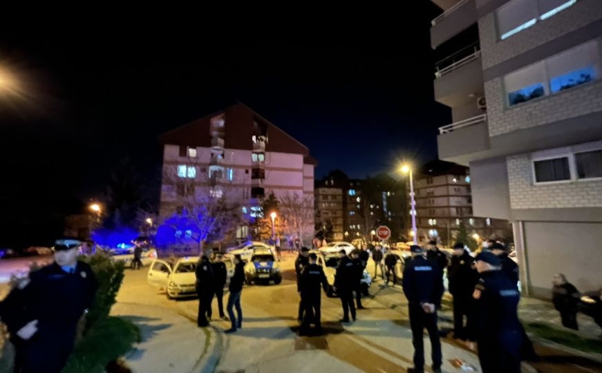 Policija na mjestu napada u Banjoj Luci