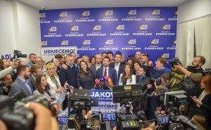 Foto: AA / Jakov Milatović nakon 1. kruga izbora