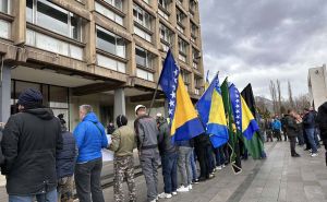 Foto: BHRT / Protesti rudara u Zenici