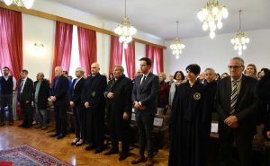 Foto: N.G./Radiosarajevo.ba / Ceremonija dodjele počasnog doktorata na UNSA