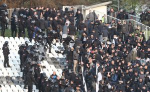 Foto: Blic.rs / Nered na utakmici Partizana
